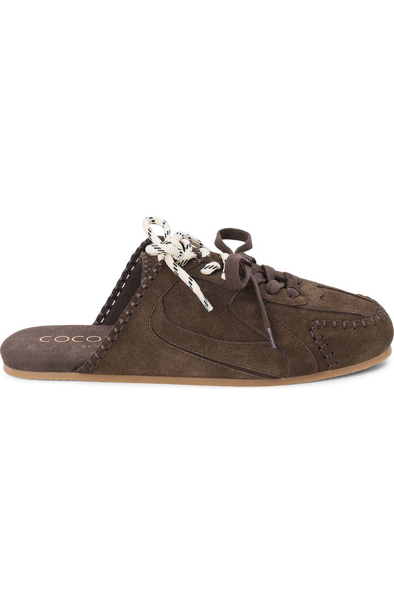 Coconuts by Matisse Devyl Lace-Up Mule, Alternate, color, Choco