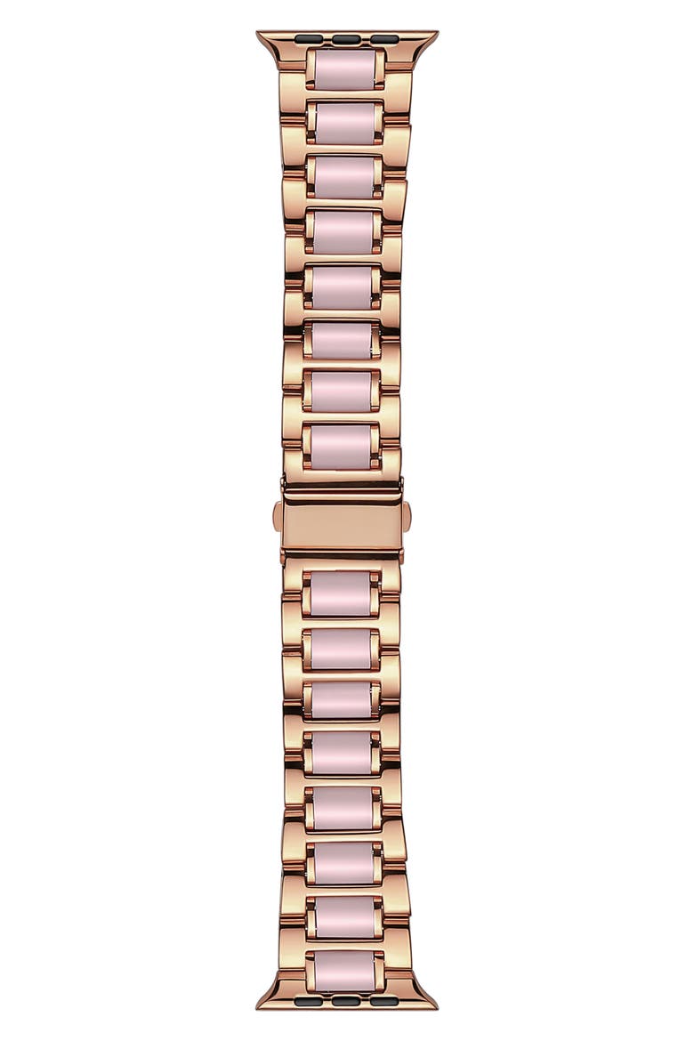 Resin Detail 23mm Apple Watch® Bracelet Watchband, Main, color, ROSE GOLD