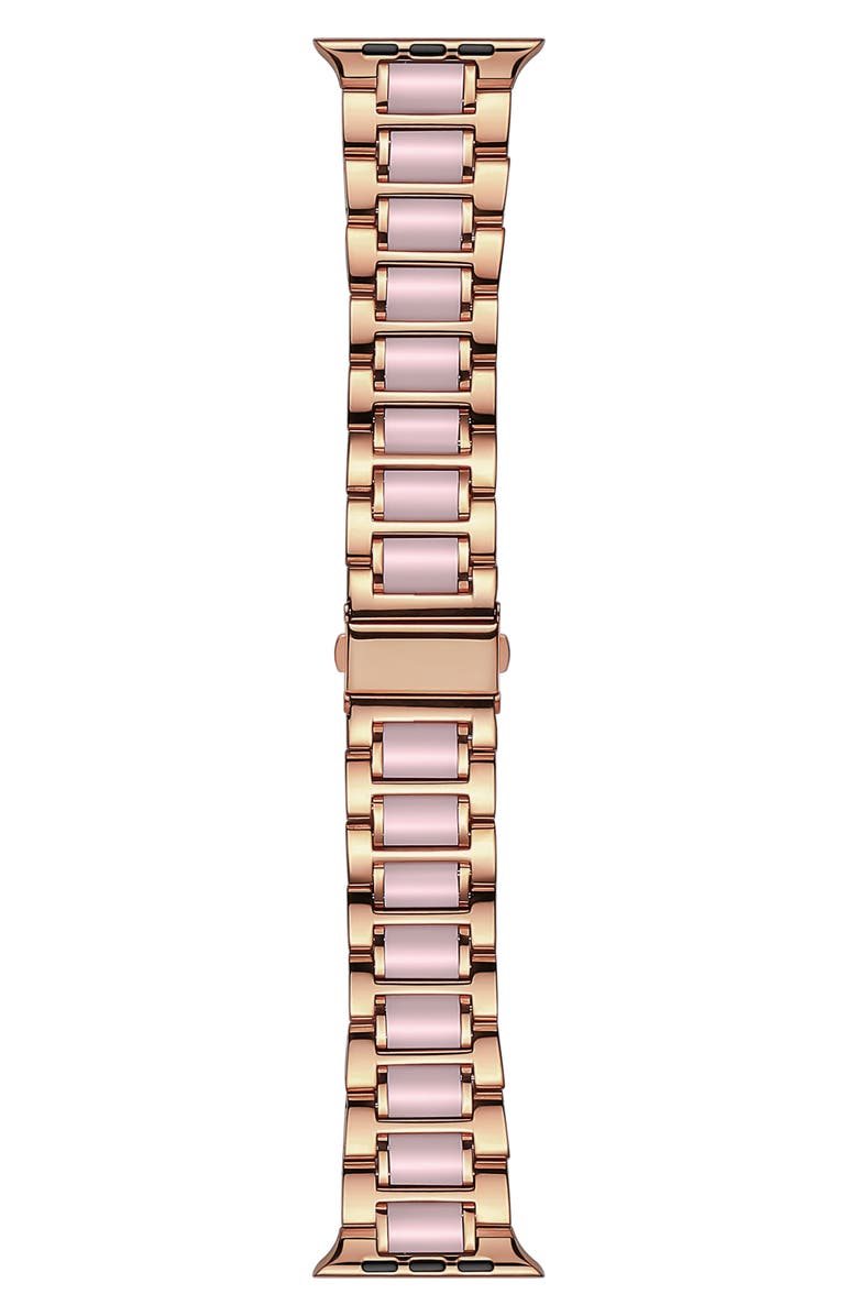 The Posh Tech Resin Detail 23mm Apple Watch<sup>®</sup> Bracelet Watchband, Main, color, 