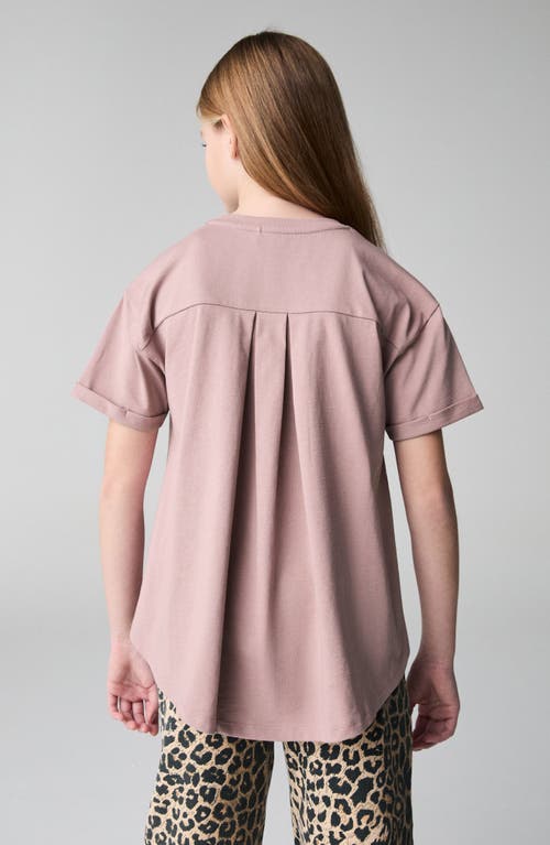 Smallsaints By Allsaints Kids' Lace Accent Cotton Graphic T-shirt In Pink