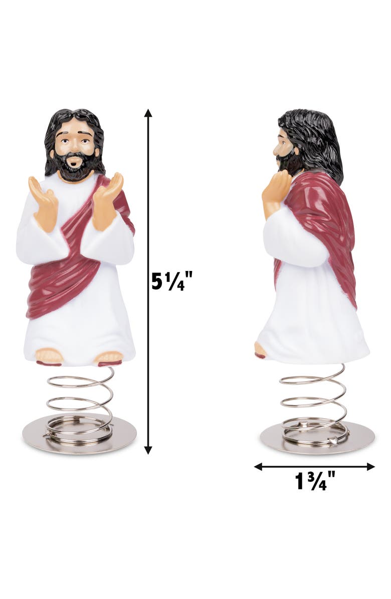 Archie McPhee Dashboard Jesus, Alternate, color, Multicolored