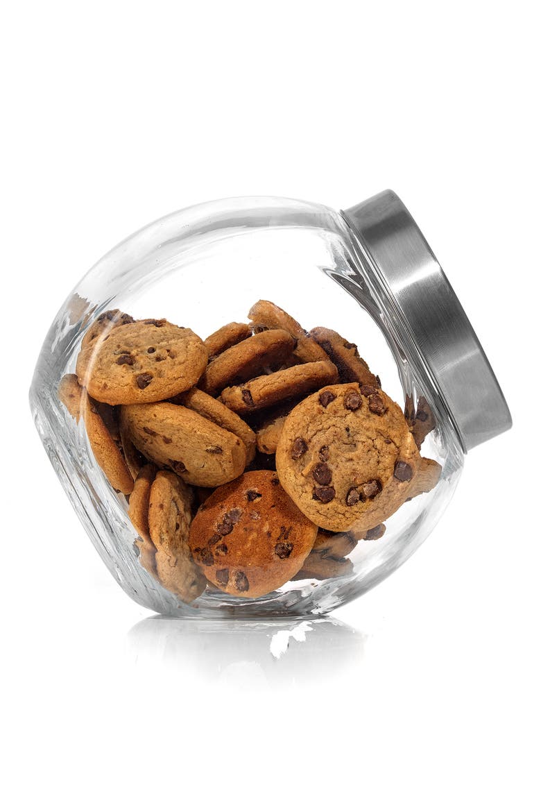 Cookie Jars - Set of 2, Alternate, color, CLEAR