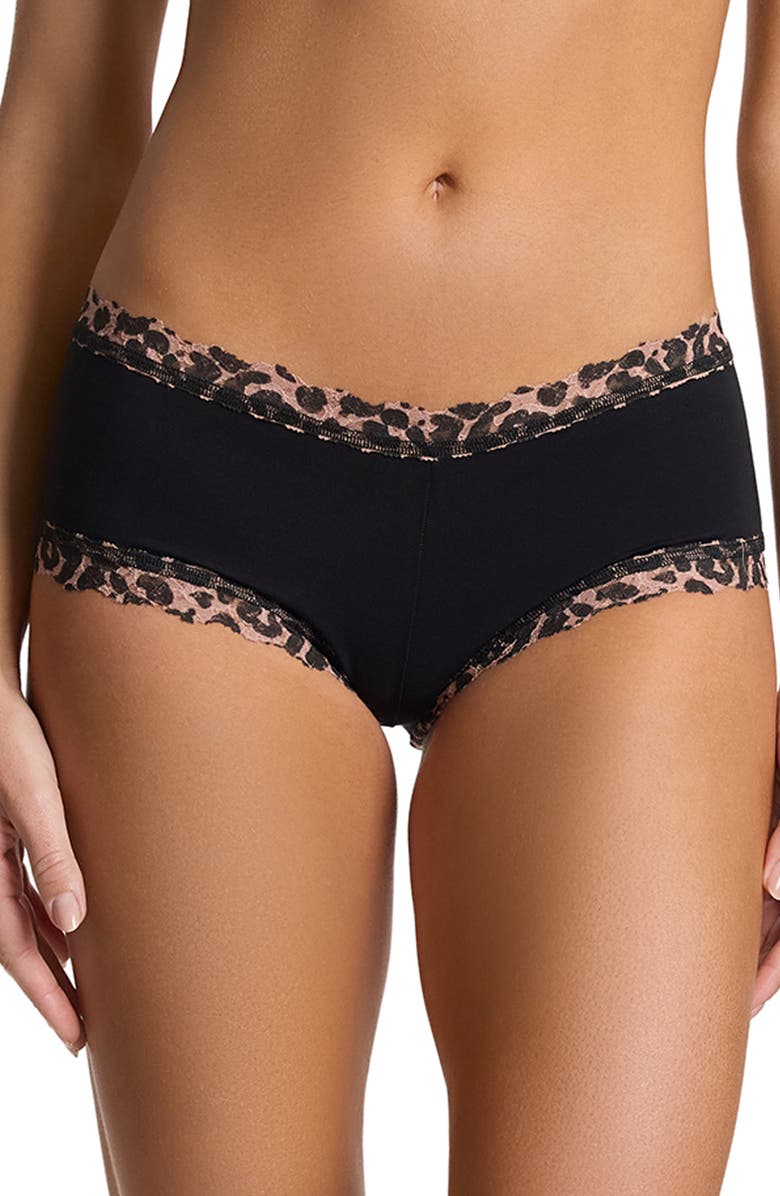 Hanky Panky Paisley Hipster Panties, Main, color, Black/ Walk On The Wild Side