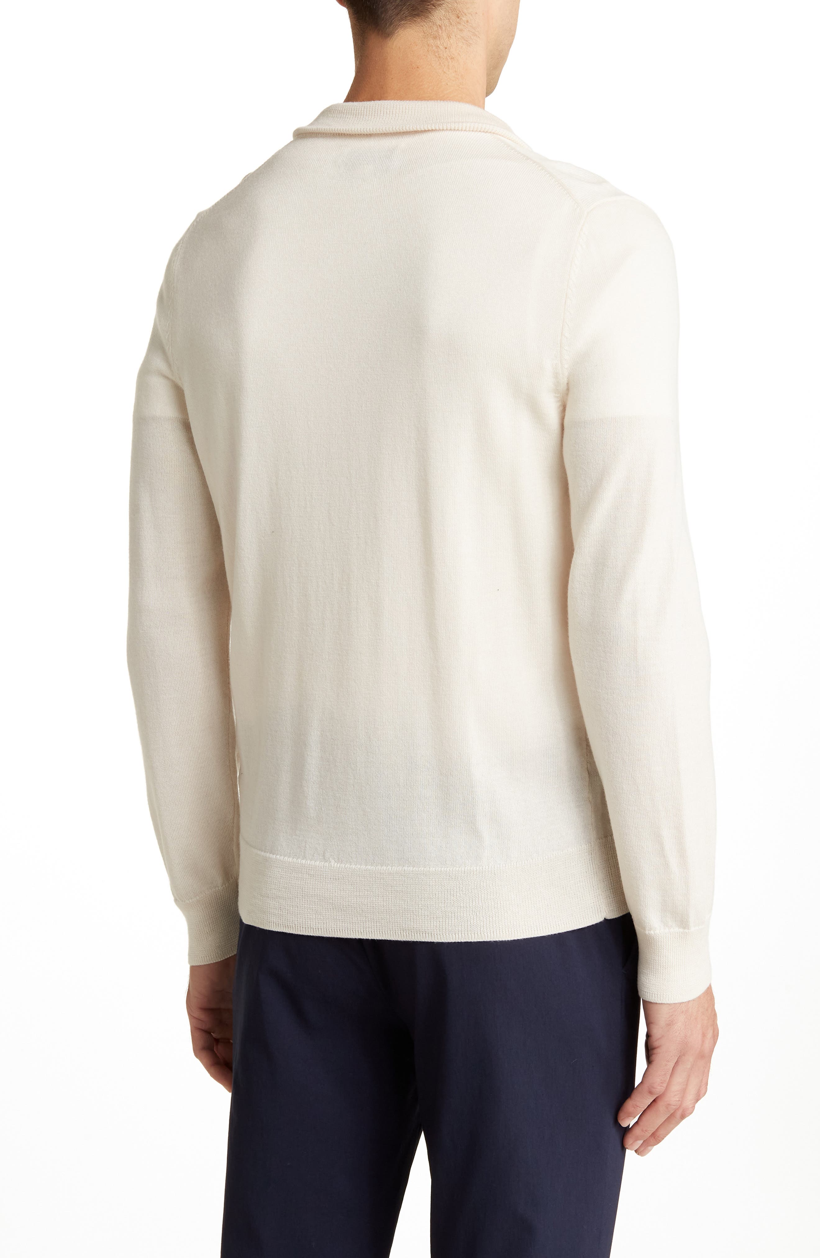 Half Zip Merino Wool Sweater - image 2