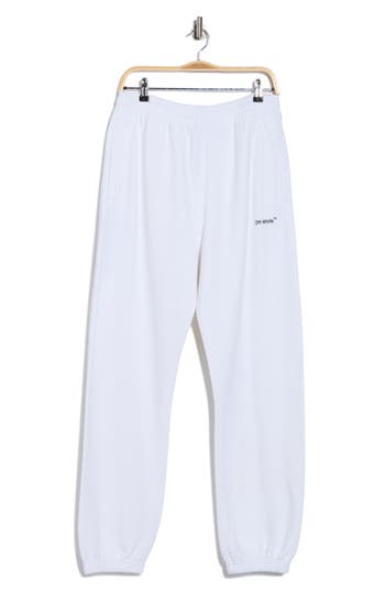 Off-white Diag Stripe-print Track Pants In White