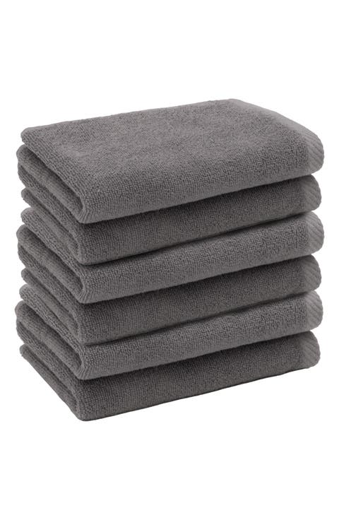 6-Pack Ediree Cotton Fingertip Towel Set