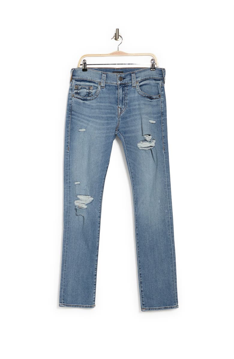 True Religion Brand Jeans Rocco No Flap Straight Leg Jeans, Alternate, color, 