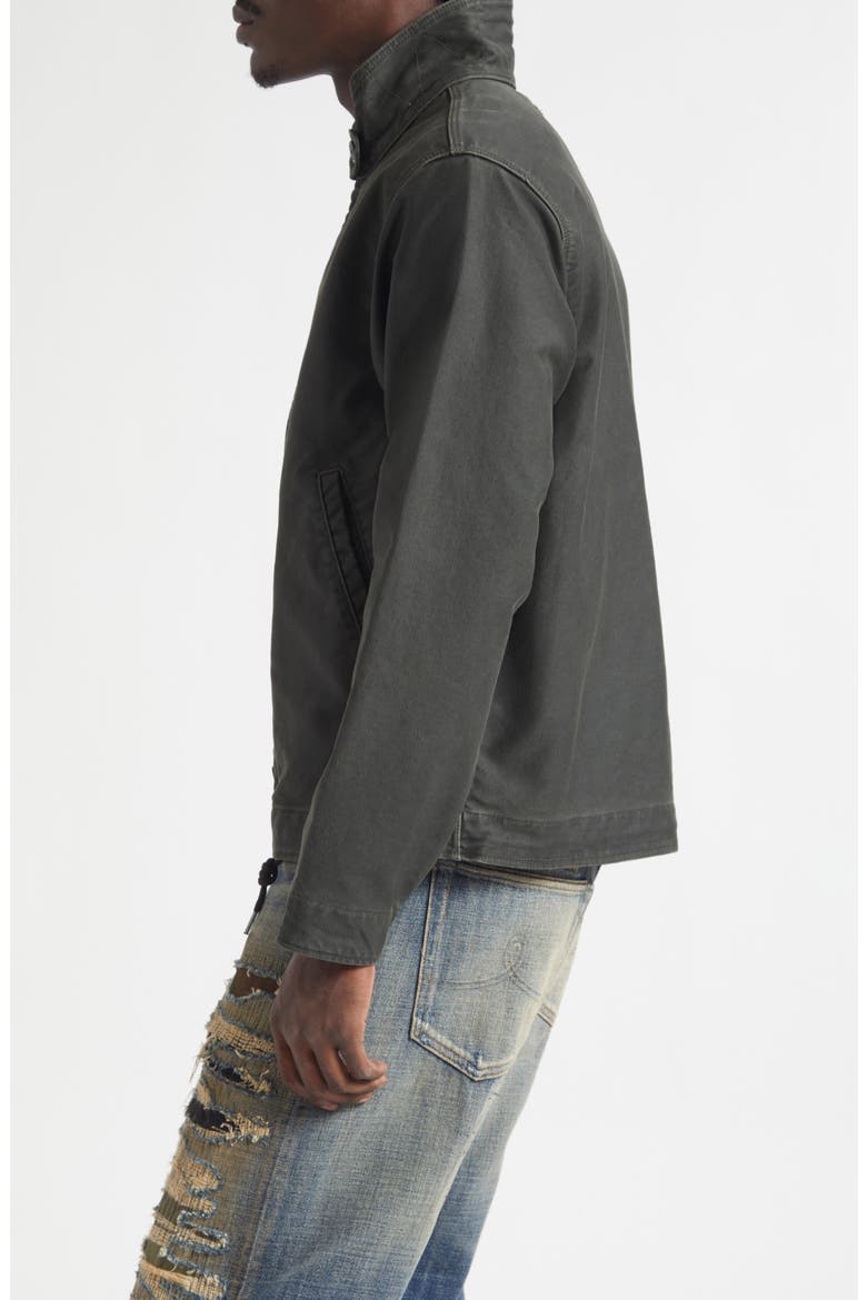 Jungle Cloth Bower Corduroy Collar Deck Jacket, Alternate, color, VINTAGE BLACK