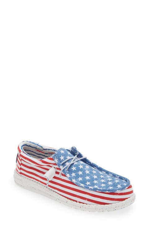 Wally Patriotic Slip-On Shoe (Men)