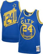 Mitchell & Ness Men's Mitchell & Ness Rick Barry Royal Golden State Warriors 2001/02 Hardwood Classics Swingman Jersey
