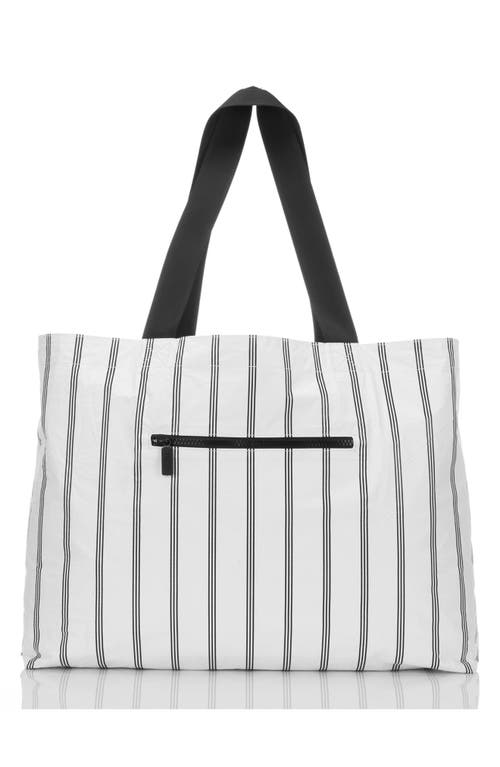 Aloha Collection Seaside Holo Holo Reversible Water Resistant Tyvek® Tote In White