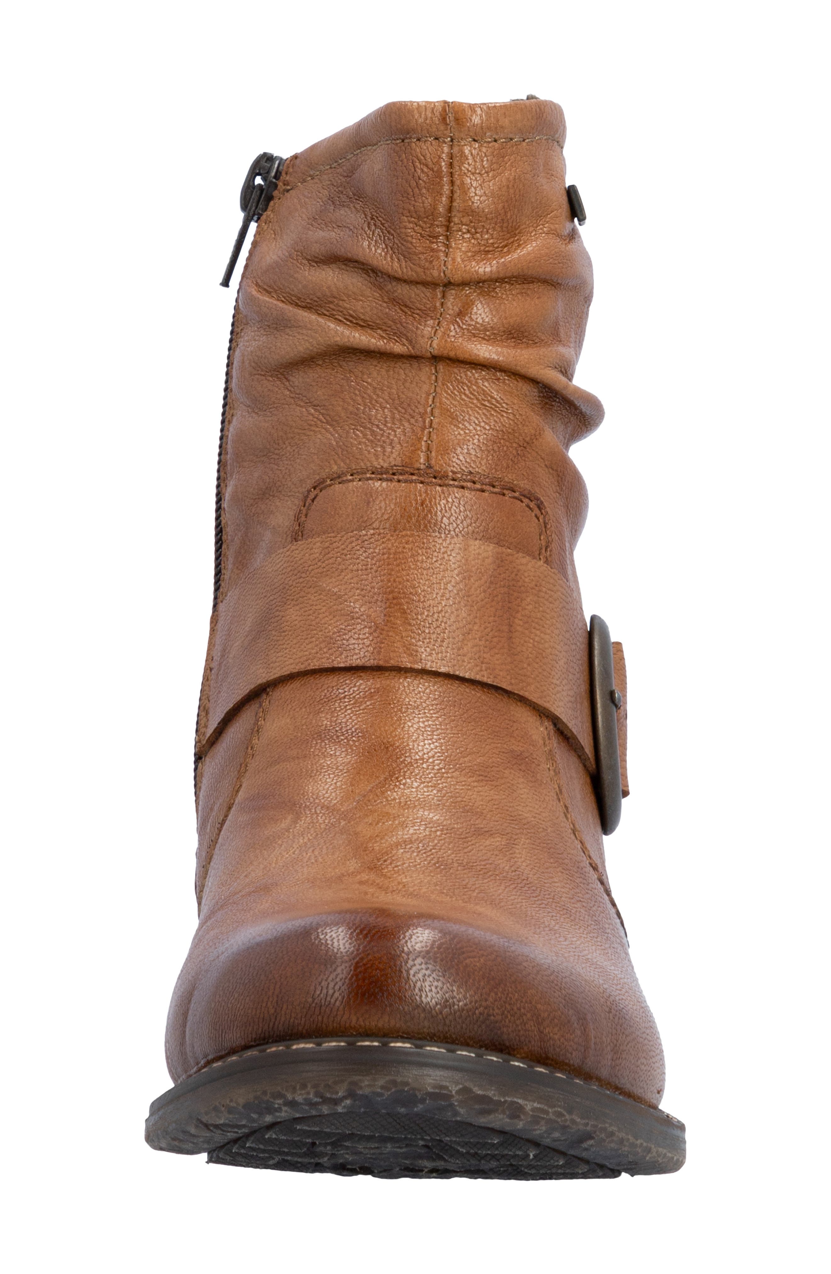 Ornella 57 Leather Bootie, Alternate, color, CUOIO