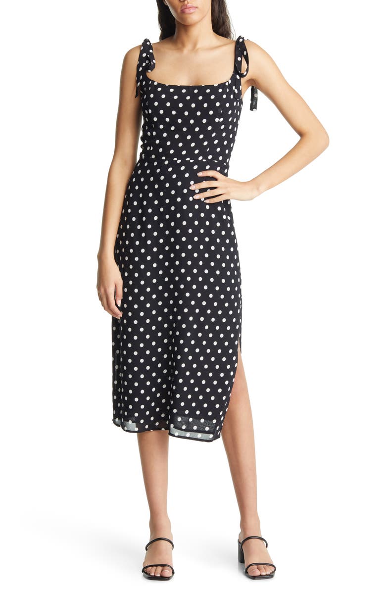 Reformation Besse Tie Strap Dress, Alternate, color,