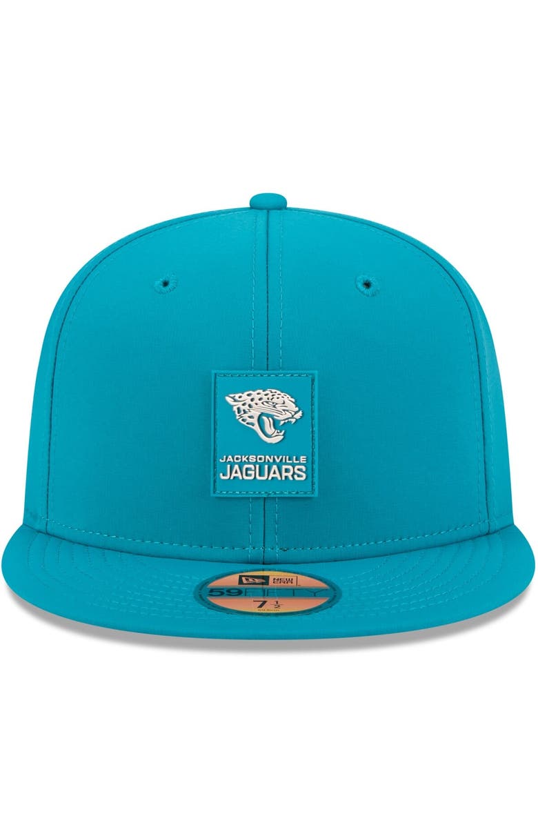 New Era Men's New Era Teal Jacksonville Jaguars 2025 Sideline 59FIFTY Fitted Hat, Alternate, color, Teal