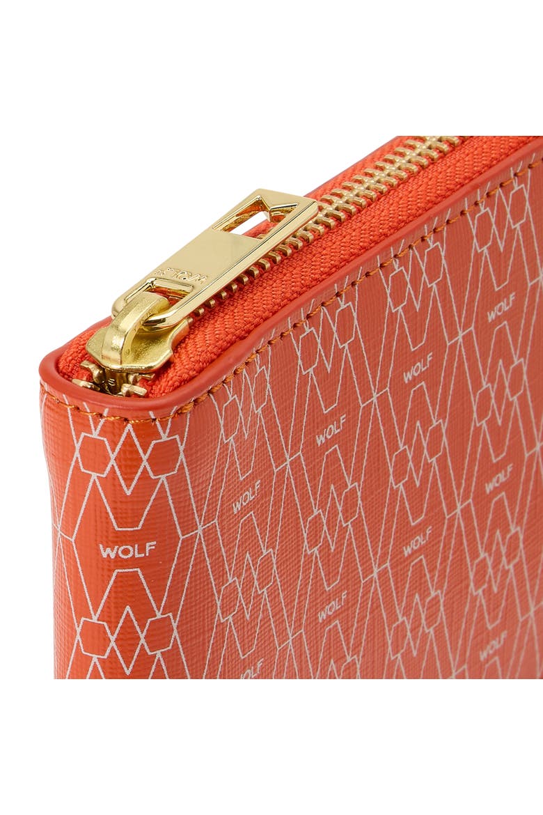 Signature Zip Wallet, Alternate, color, Orange