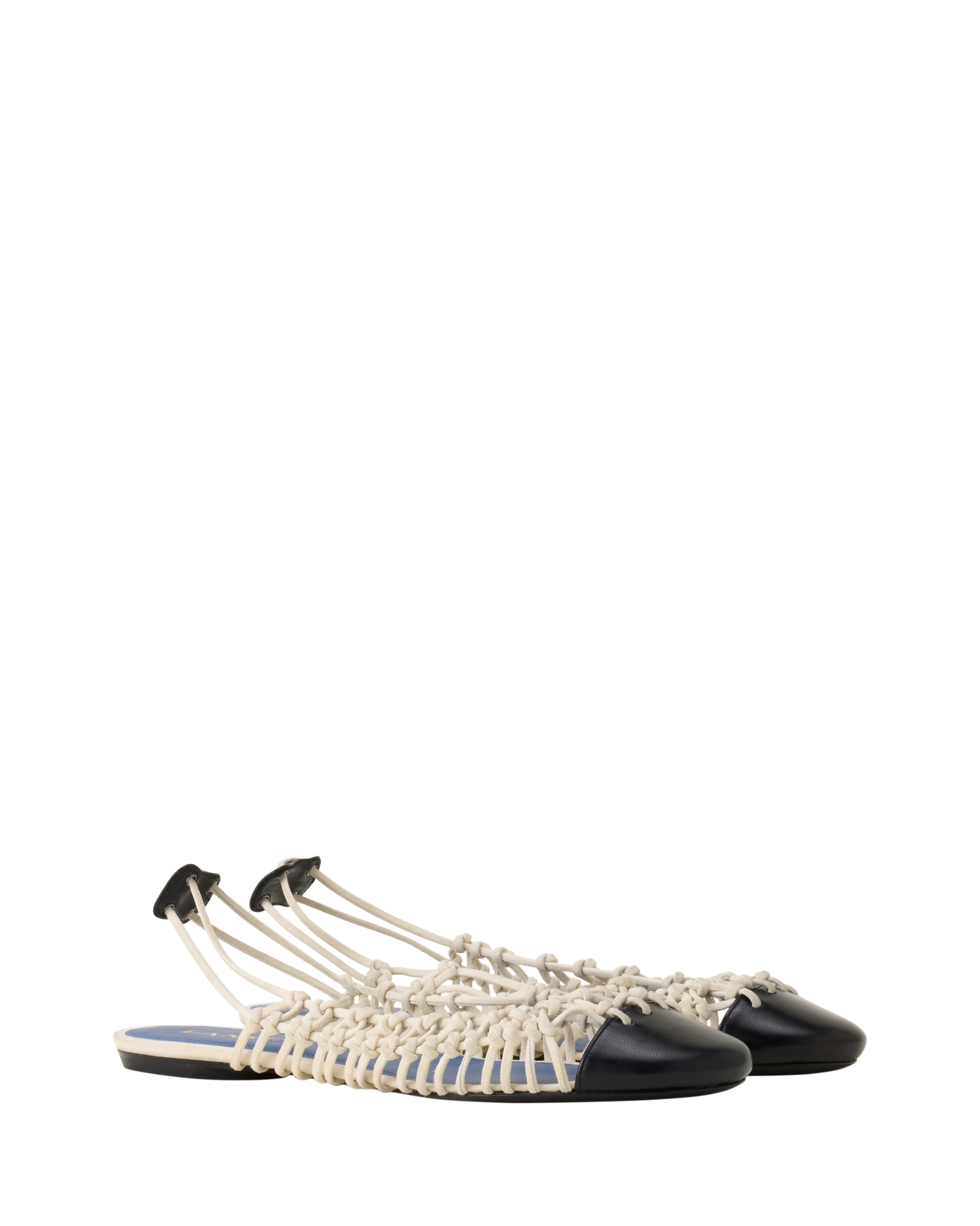Knitline Slingback Ballerina In Leather - image 4
