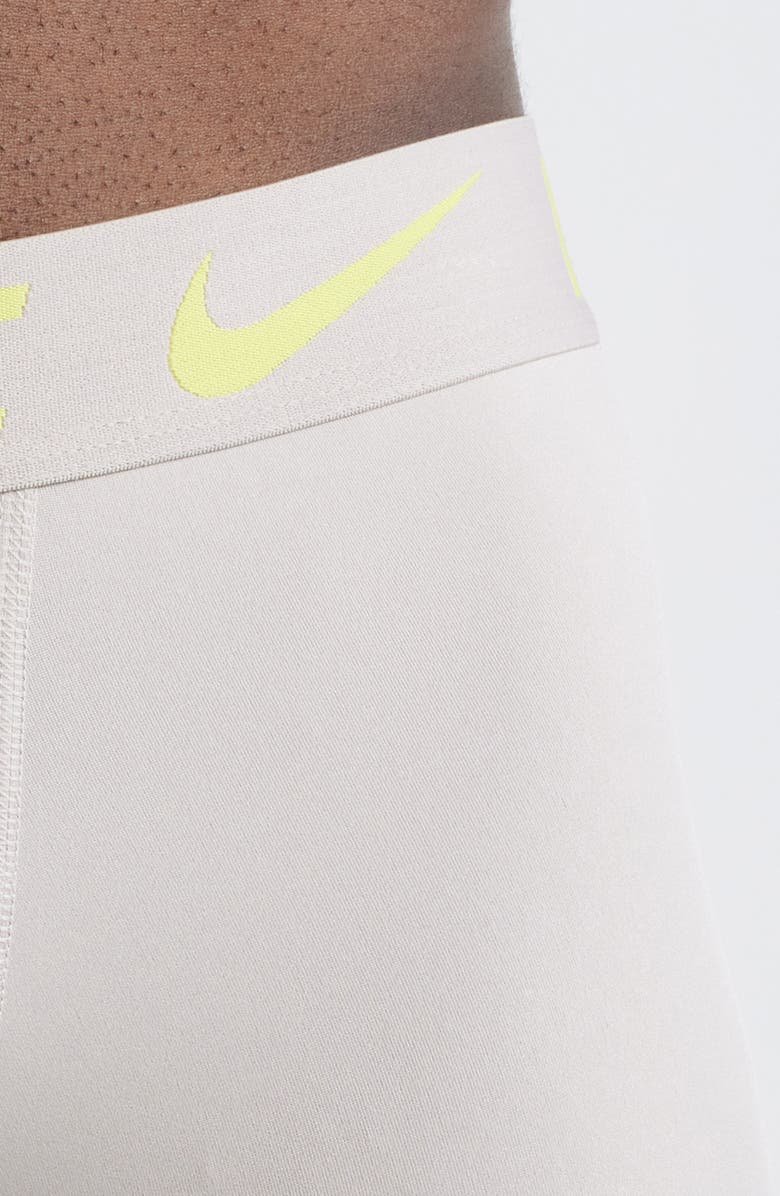 Nike 3-Pack Dri-FIT Essential Micro Boxer Briefs, Alternate, color, Blue/ Black/ Sand