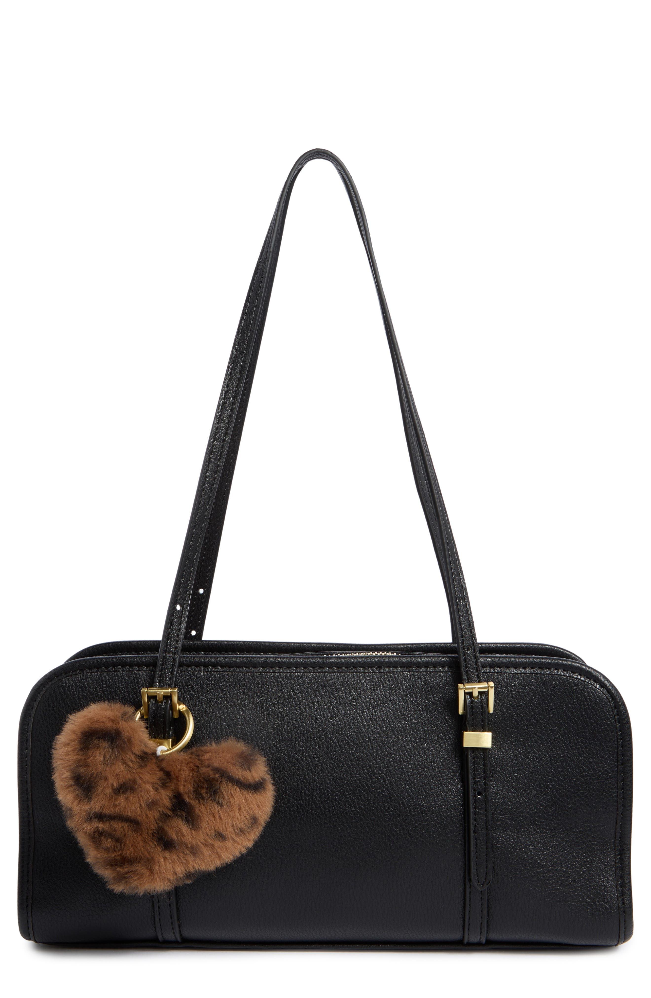 BCBG East/West Satchel Bag, Main, color, Black