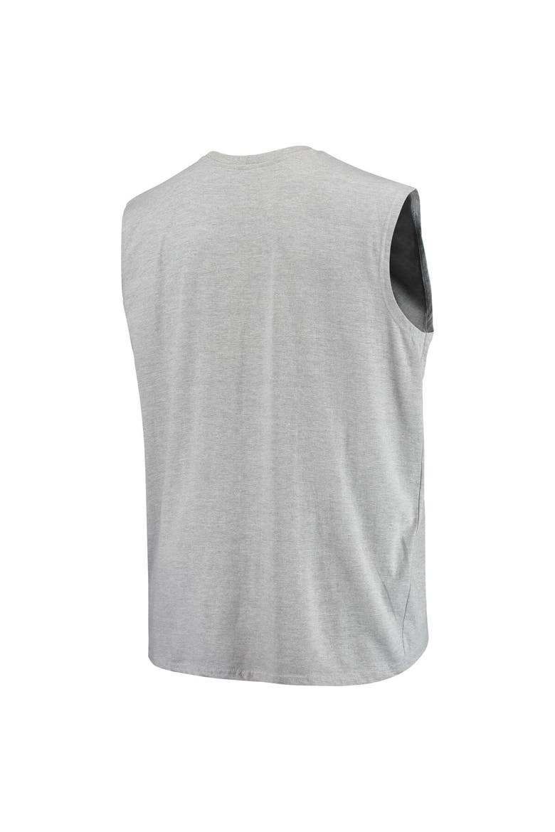 Men's Heathered Gray San Diego Padres Big & Tall Jersey Muscle Tank Top, Alternate, color, Heather Gray