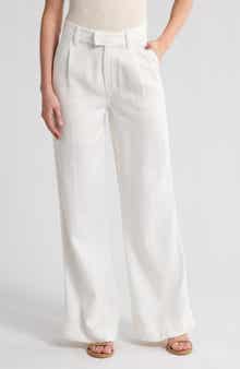 7 For All Mankind Pleated Wide Leg Trousers