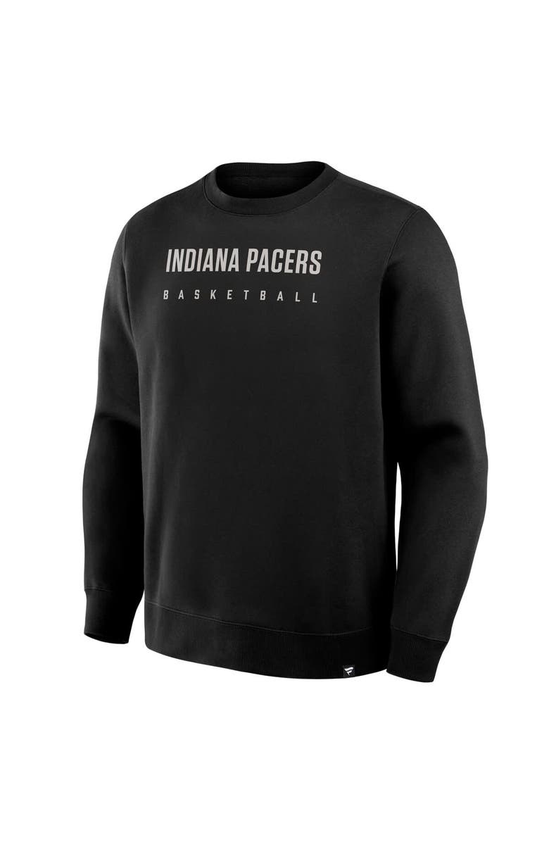 FANATICS Men's Fanatics Black Indiana Pacers Crossover Collection Defensive Rotation Drill Premium Pullover Sweatshirt, Alternate, color, Black