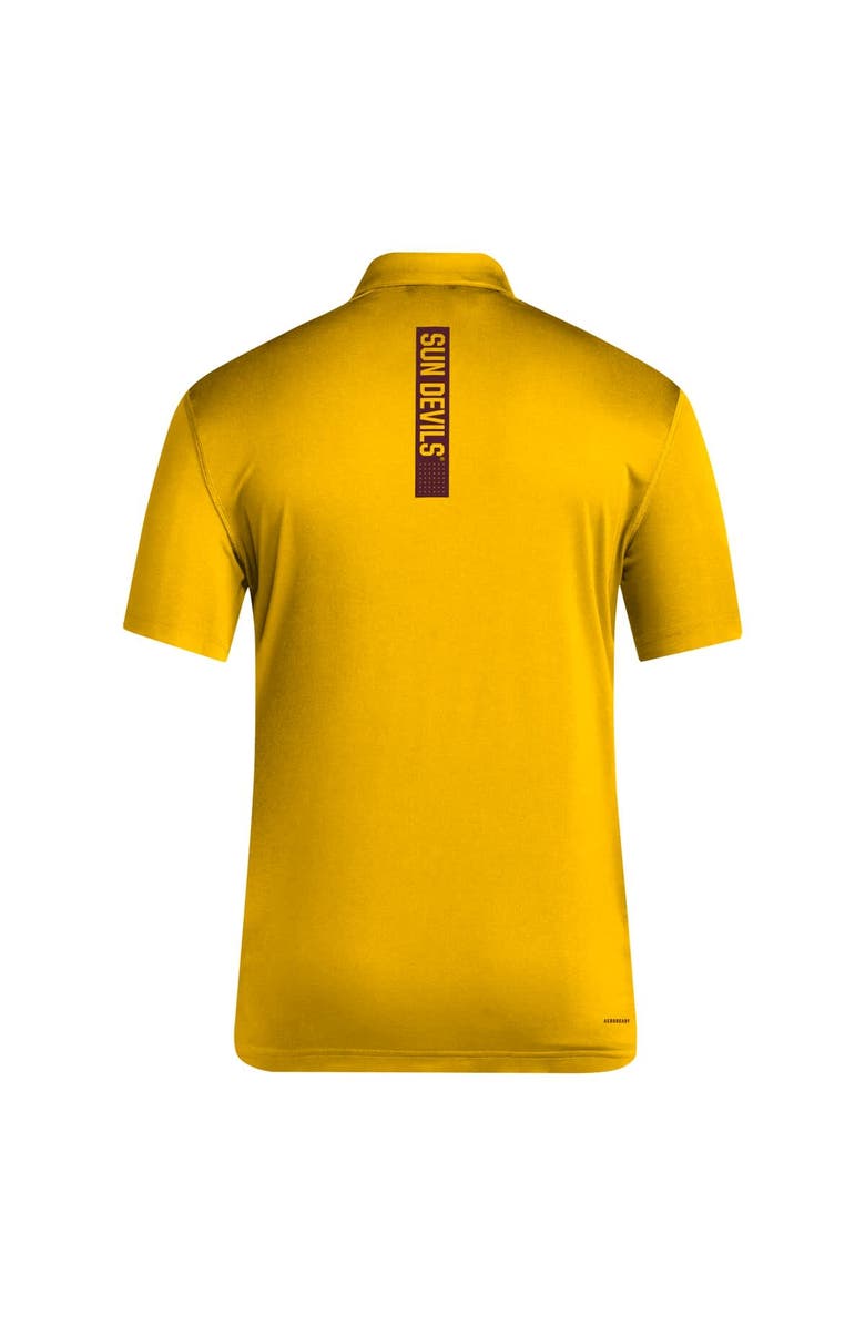 adidas Men's adidas Gold Arizona State Sun Devils Coaches Polo, Alternate, color, Gold