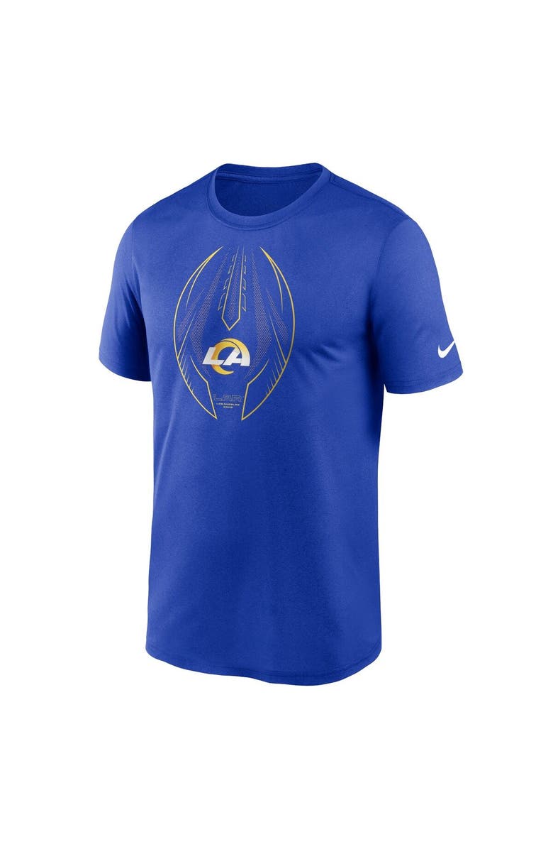 Nike Men's Nike Royal Los Angeles Rams Team Legend Icon Performance T-Shirt, Alternate, color, 