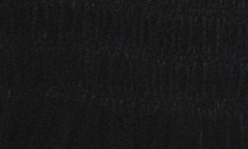 Deluc Forrest Velvet Peplum Top In Black