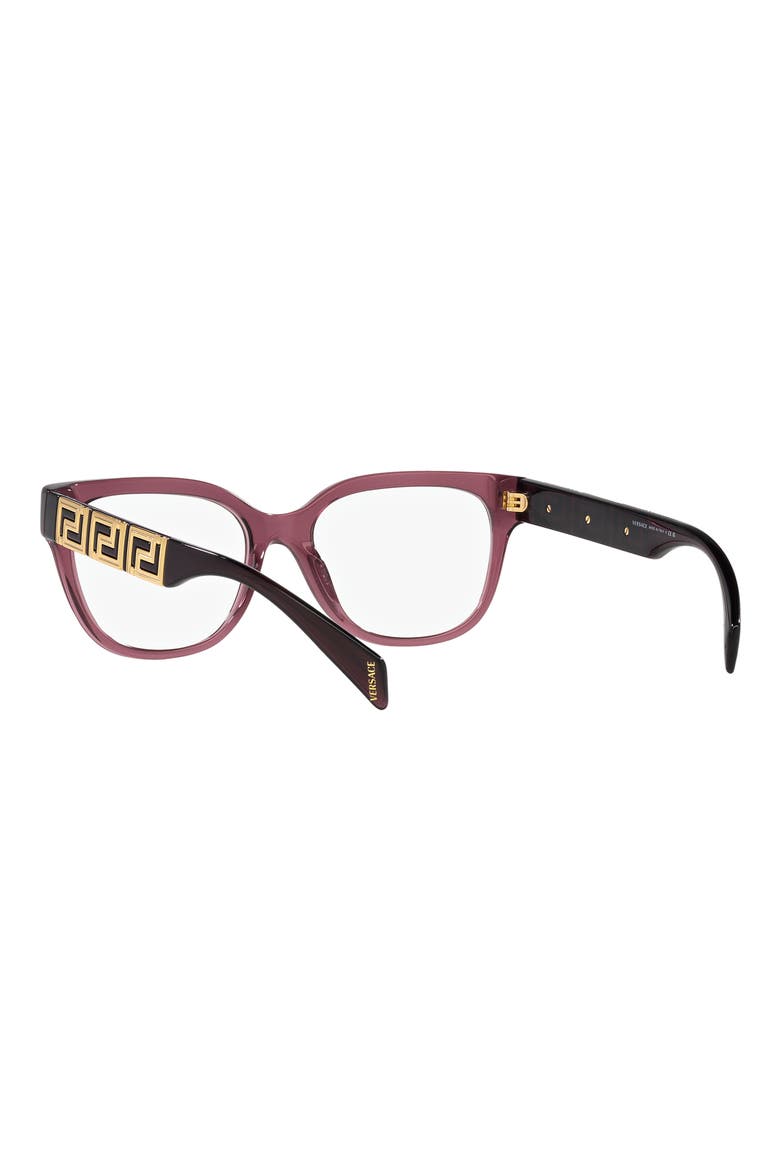 54mm Pillow Optical Glasses, Alternate, color, TRANSPARENT VIOLET