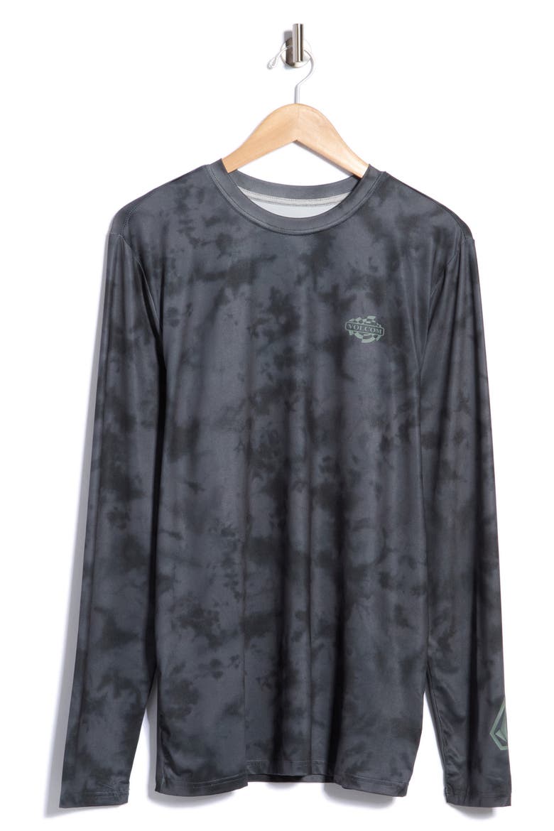 Logo Long Sleeve T-Shirt, Main, color, STEALTH