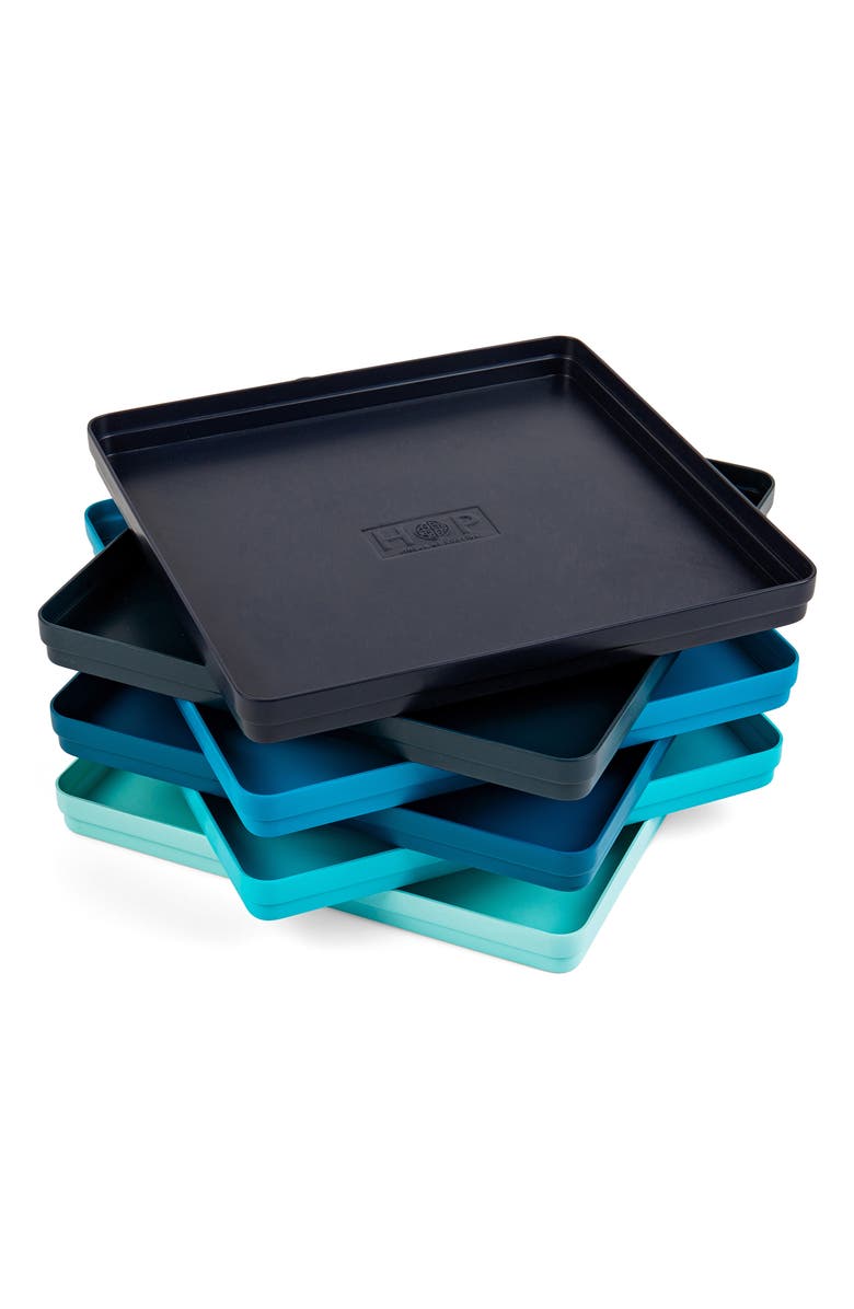 The House of Puzzles 6-Pack Puzzle Trays, Alternate, color, Multi
