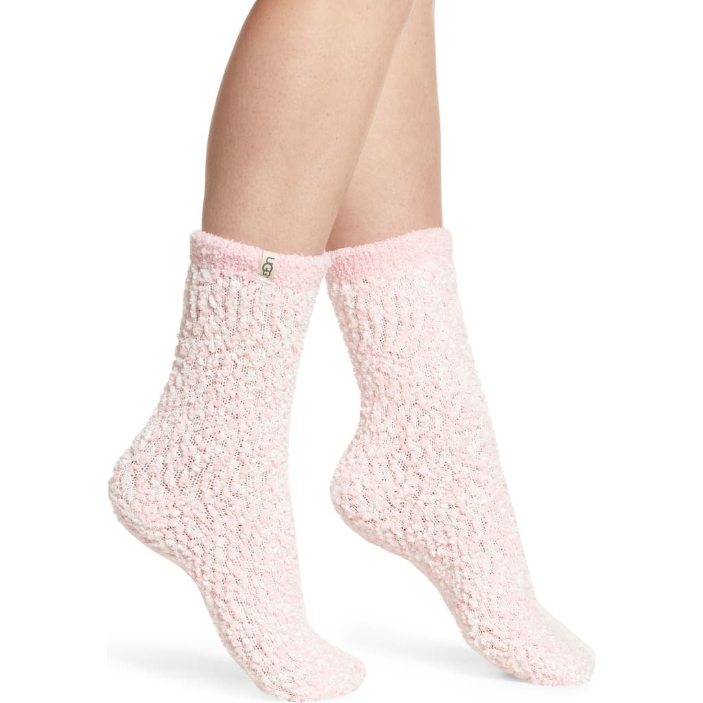 Ugg(r) Chenille Crew Socks In Pink