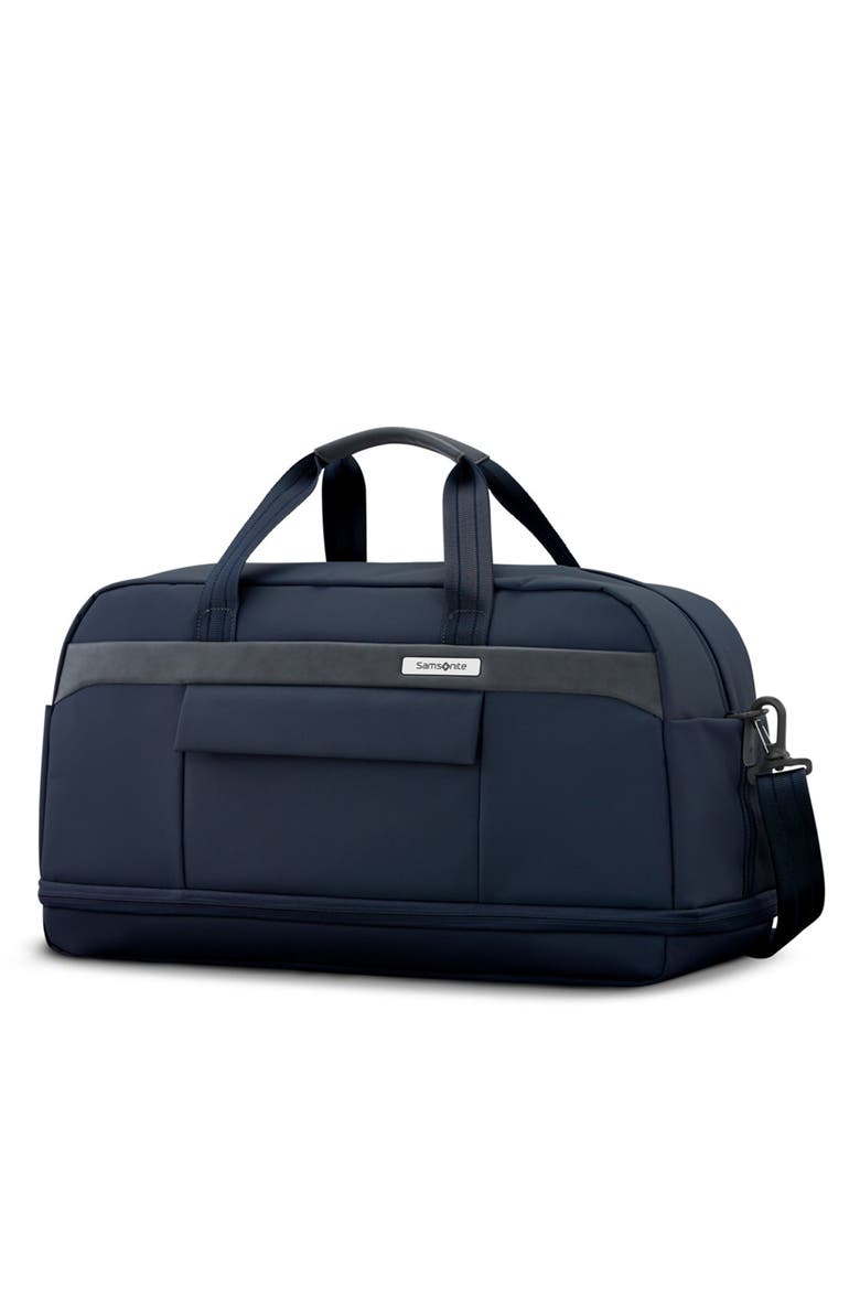 Elevation Softside 2 Piece Set Duffel & Expandable 22" Carry On Lugage, Alternate, color, Midnight Blue