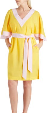VALIMARE Casia Belted Cover-up Dress