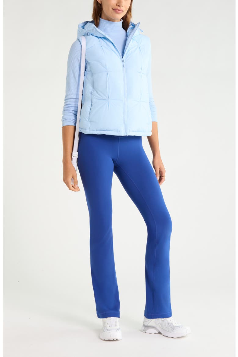 Pleated Puffer Vest, Alternate, color, BLUE WINDSURFER