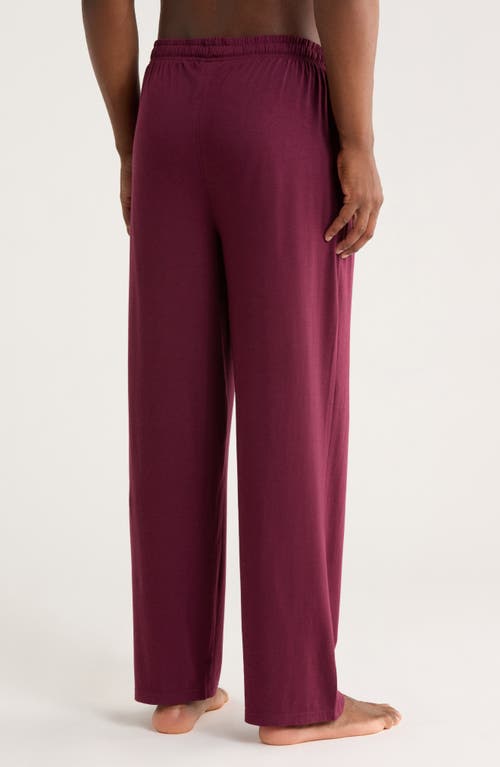 Tahari Ultimate Comfort Sleep Pants In Burgundy