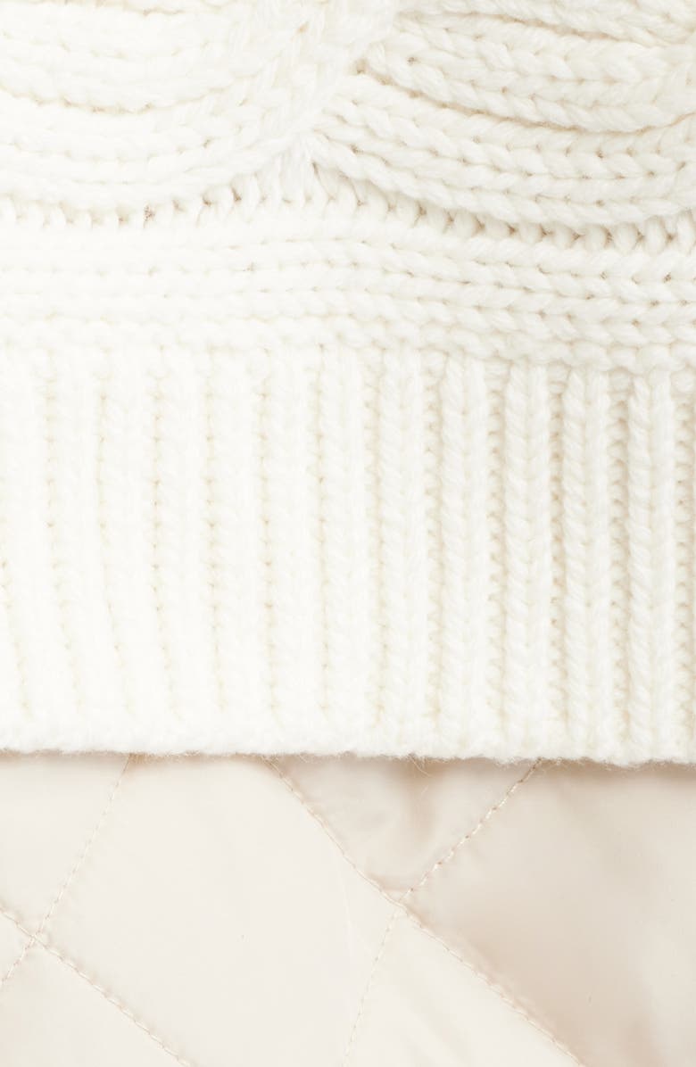 rag & bone Ivy Mixed Media Jacket, Alternate, color, Ivory