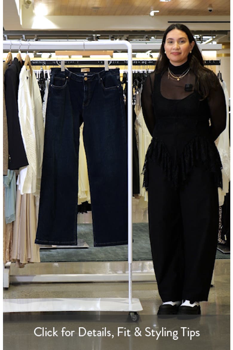 Jean Mid Rise Wide Leg Jeans video