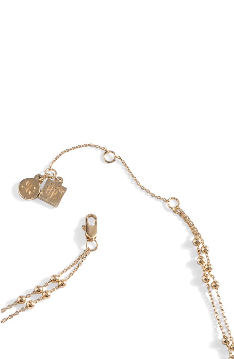 Alex and Ani Harry Potter Flying Keys Adjustable Necklace, Alternate, color, Blue Green