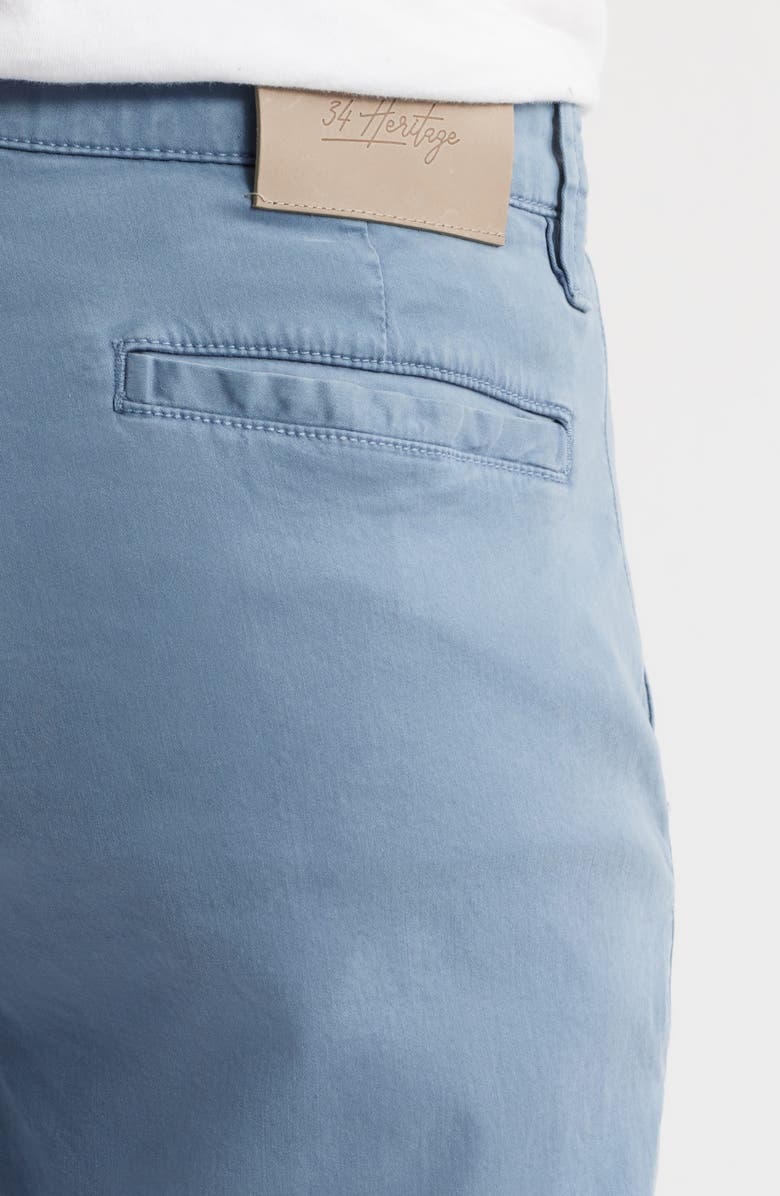 34 Heritage Arizona Slim Fit Flat Front Chino Shorts, Alternate, color, Blue Ashes Twill
