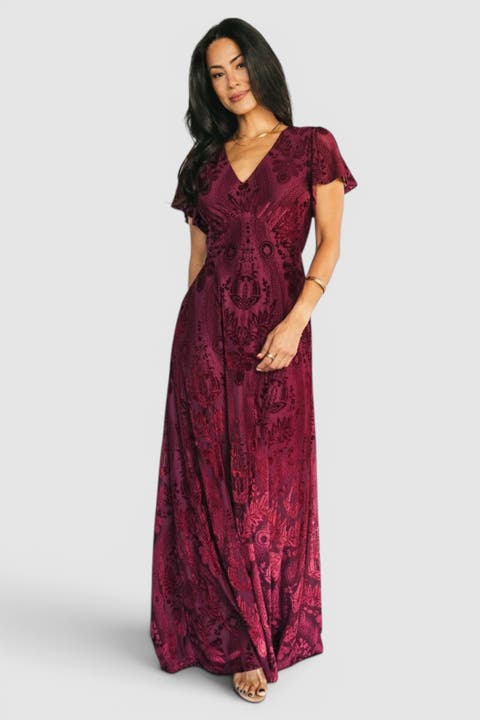 Kimberly Velvet Maxi Dress