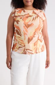 Sanctuary Meet You There Cap Sleeve Mesh Top