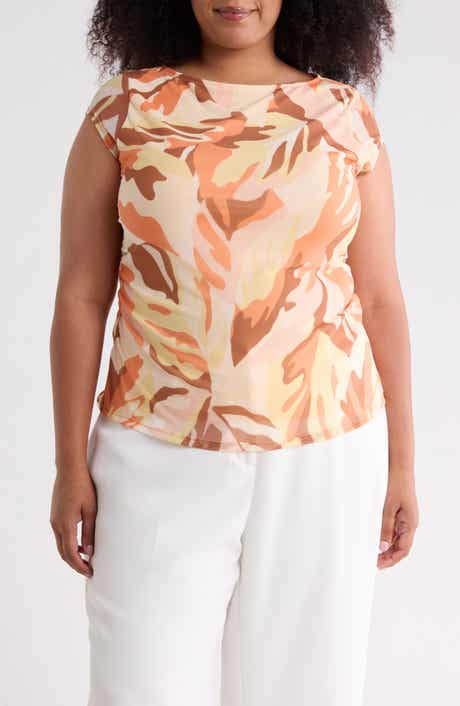 Sanctuary Meet You There Cap Sleeve Mesh Top