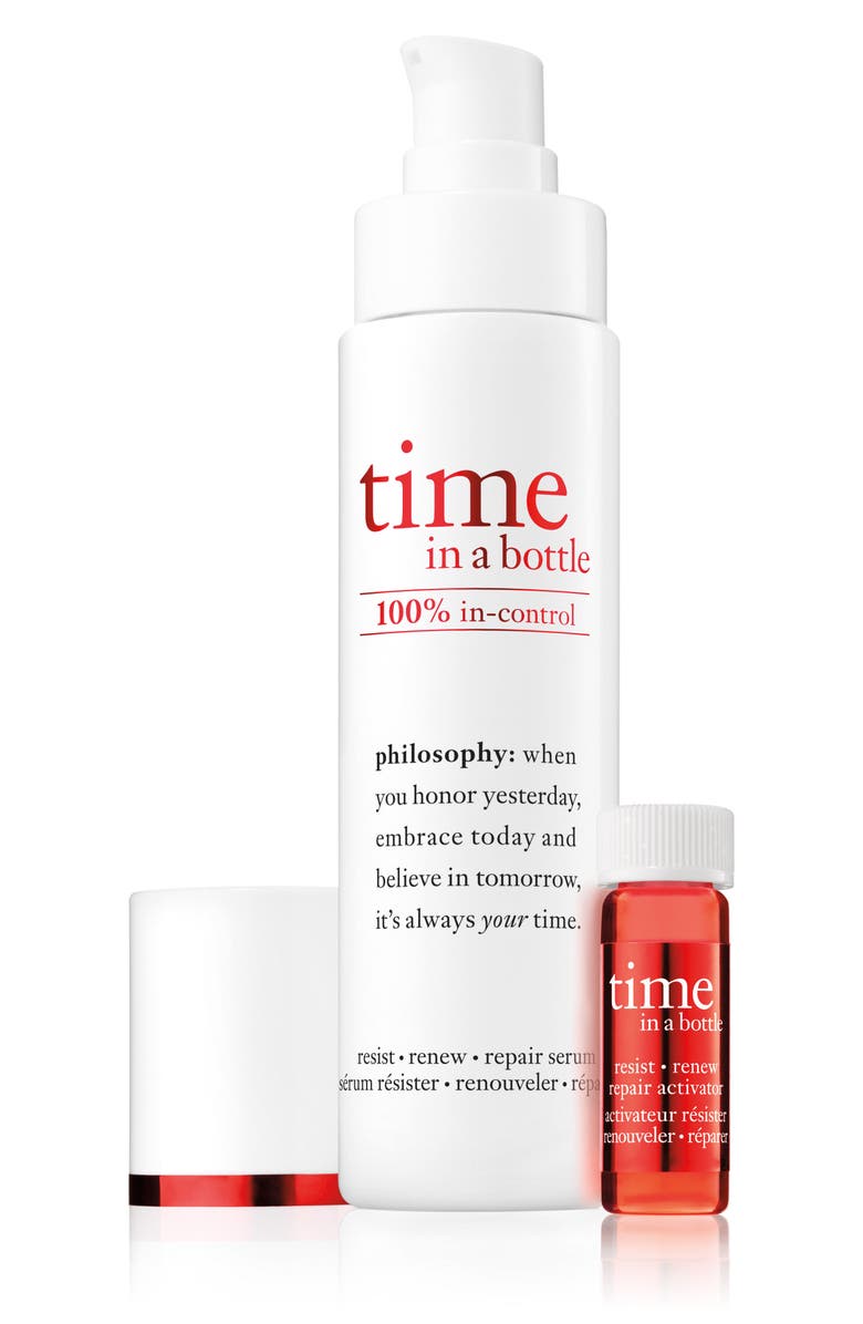 philosophy time in a bottle face serum, Alternate, color,
