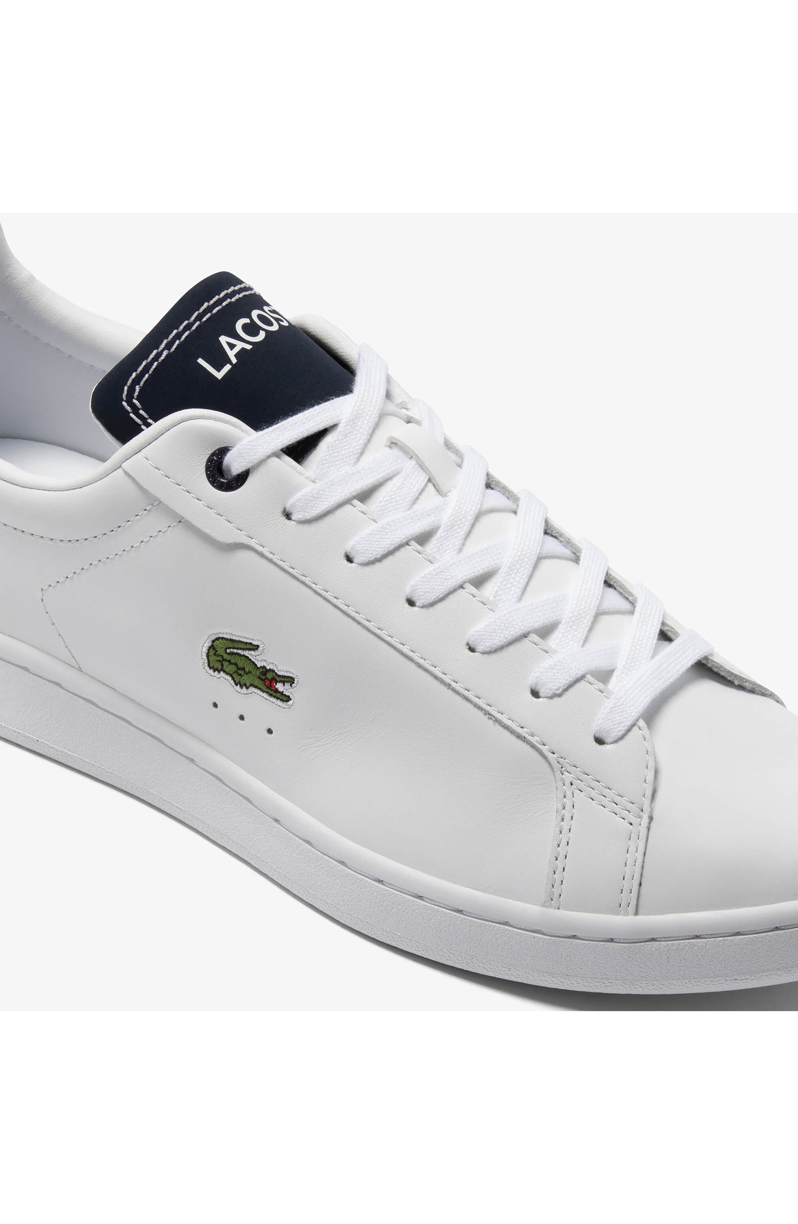 Lacoste Carnaby Pro Sneaker, Alternate, color, White/ Navy