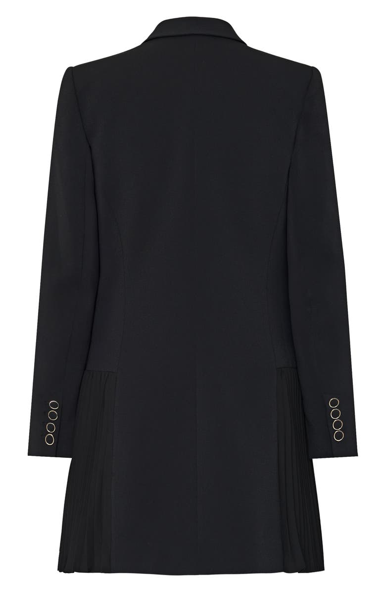 Milly Noora Long Sleeve Pleated Blazer Minidress, Alternate, color, 