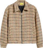 DIET STARTS MONDAY Tweed Zip Jacket