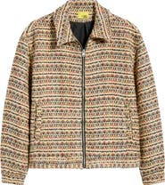 DIET STARTS MONDAY Tweed Zip Jacket