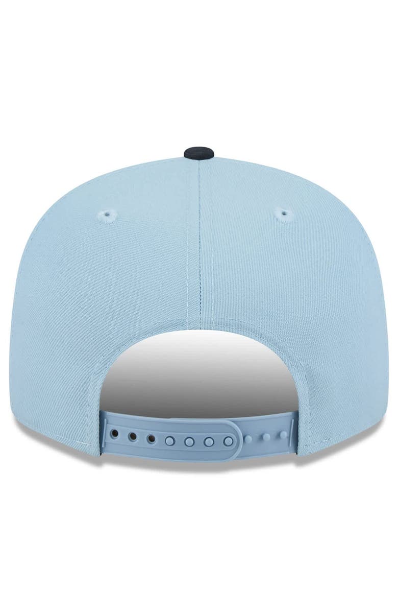 New Era Men's New Era Light Blue/Navy Washington Nationals 2025 City Connect 9FIFTY Snapback Hat, Alternate, color, Light Blue