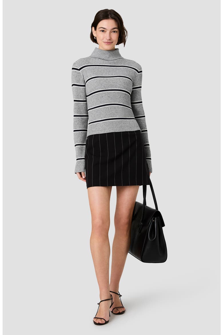 Mason Varsity Striped Turtleneck Sweater, Alternate, color, MASON KNIT STRIPE